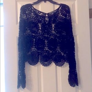 Crochet Knit Top